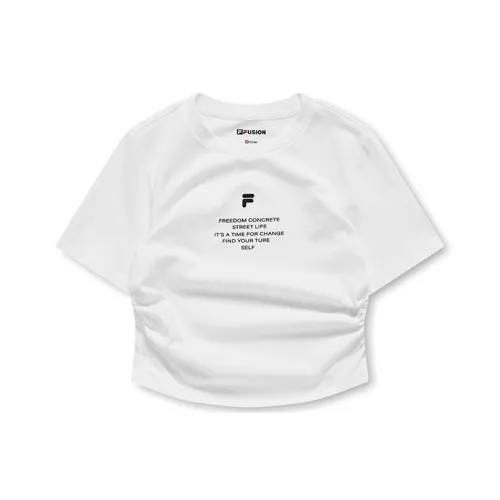 FILA FUSION Trending Street Series SS23 Crop Top Женский Стандартный Белый