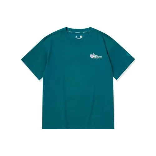 QIAODAN Т-рубашка с оборванным рукавом женская глазурь керамика зеленый