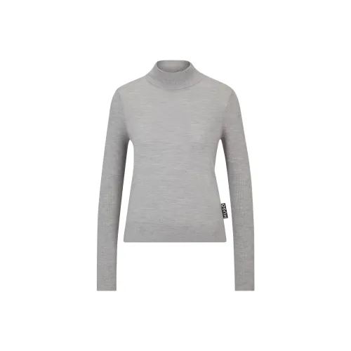 HUGO BOSS Серые Женские Свитеры