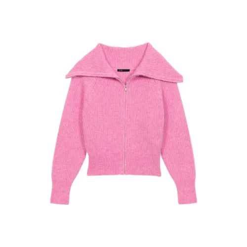 Maje Розовые Женские Свитеры