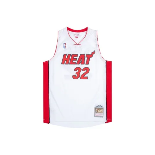 MITCHELL NESS Баскетбольная Джерси SW Фанатская версия 05 06 Miami Heat Big Shark O'Neal Размер 32 Унисекс Белый