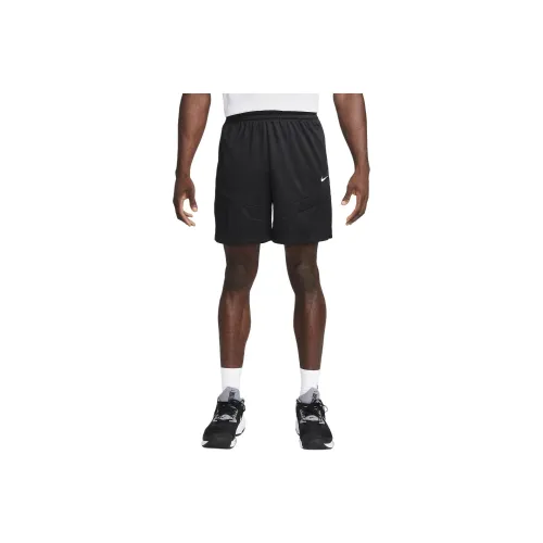 nike Icon Баскетбольные шорты Мужские Черный Черный Черный Белый