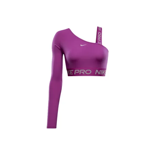 nike ProDri Форма SHINE Swoosh CROP TOP Женские Hot Фуксия