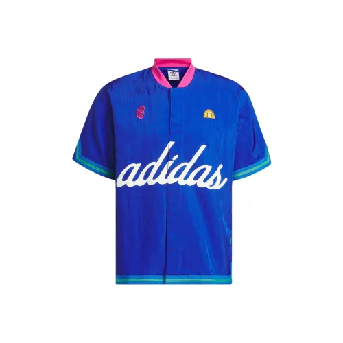 Adidas Originals HOOP YORK CITY Warm Up Топ Баскетбольная Джерси Унисекс Синий