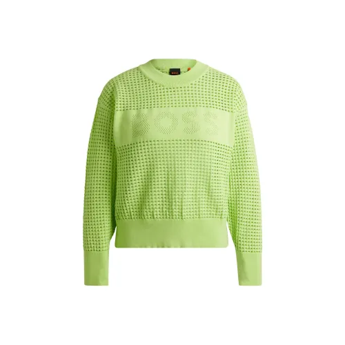 HUGO BOSS Зеленые Женские Свитеры