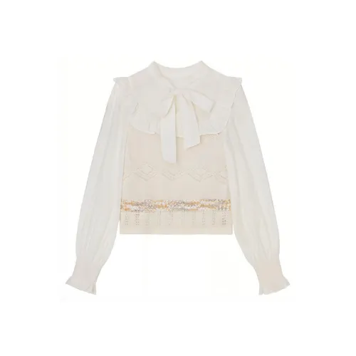 Pit Экрю Женские Свитеры