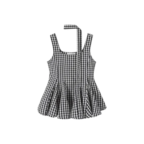 ABBY GODDESS Топ без рукавов Женский Черный