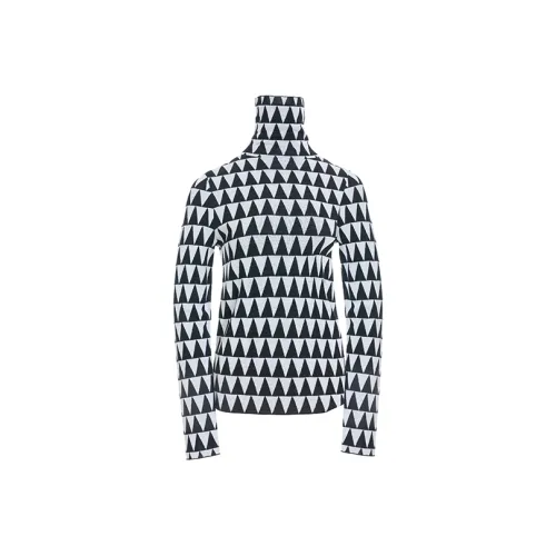 BESIONIA FW23 Свитер Женский Черный Белый Клетка