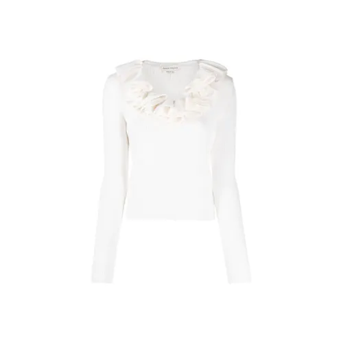 Alexander McQueen Белые Женские Свитера