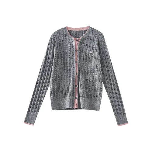 OUNIXUE Серый Женские Свитеры