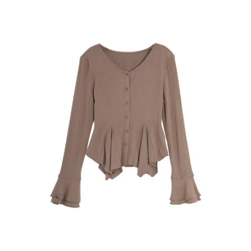 SETIROM Стандартная T-рубашка Женская Светло-коричневая