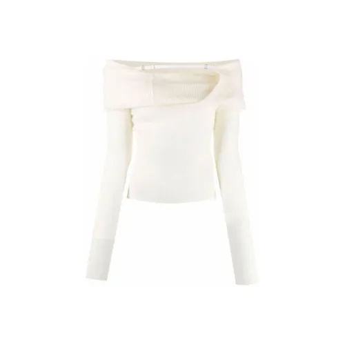 Jacquemus Белые Женские Свитеры
