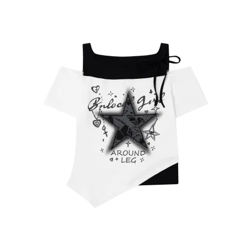 BEAR UNION T-рубашка Женская Белая