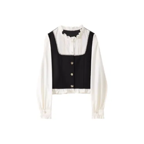 Alxnan Черные Женские Майки