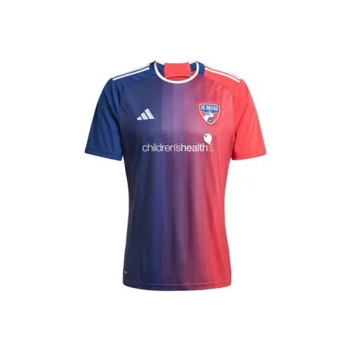 Adidas FC Dallas 24 25 Дом Джерси Футбол Джерси Фанатская версия Команда Dallas Дом Мужской Ночной синий