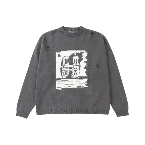 CODICE.HE Loose Fit Sweater Women's Dark Gray
