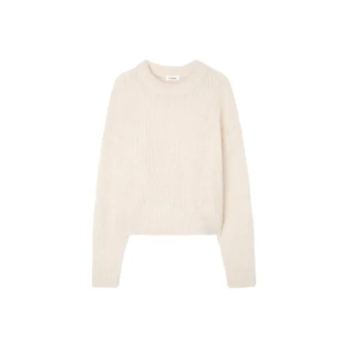 AMERICAN VINTAGE A.M FW24 Pull Femme Bymi Свитер Женские Жемчужная раковина