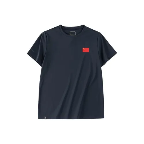 ANTA Т-рубашка с оборванным рукавом женская цвет "Ночной морской" (черный)