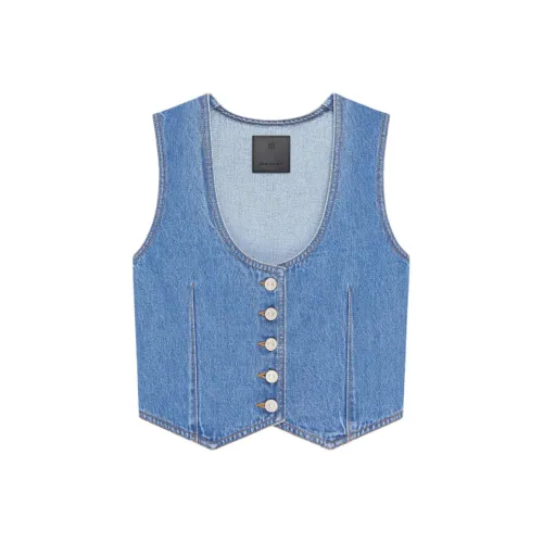 GIVENCHY FW24 CROP TOP Женские Темно-синий