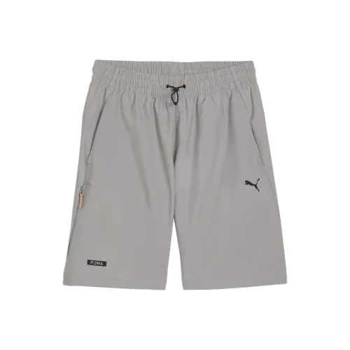 PUMA SS24 Повседневные шорты Мужские Светло-серые