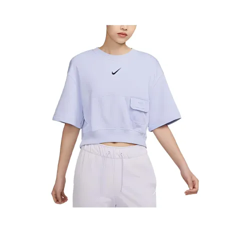 NIKE Кислородно-пурпурный Женские Короткие топы