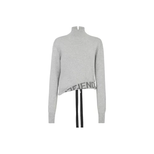 FENDI Серые Женские Свитеры