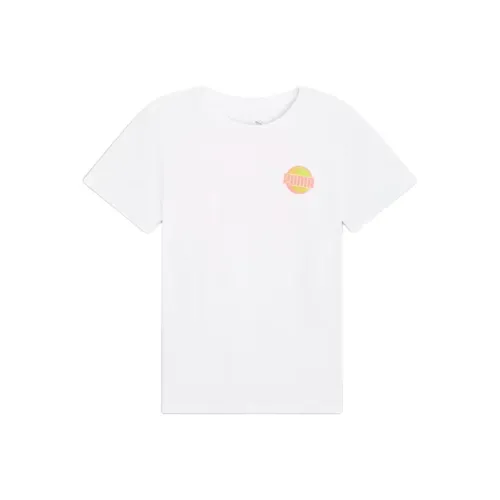 PUMA Camiseta Белая Женская Футболка