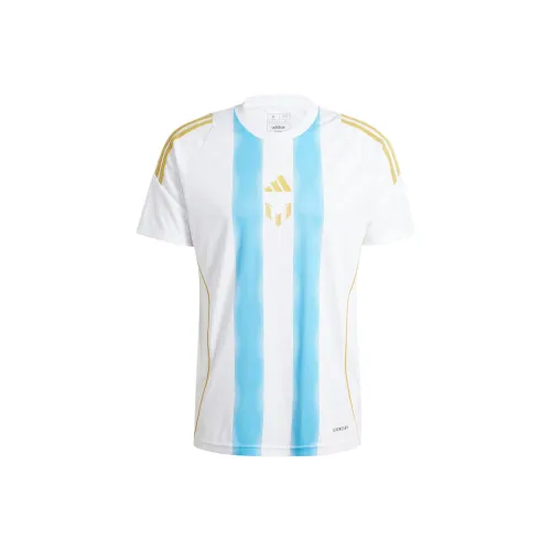 Adidas Pitch 2 Street Messi Training Jersey Football Jersey Fan Edition Messi Men's White
