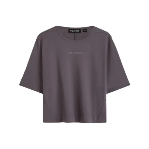 Calvin Klein Обычная T-рубашка Женская Rubble Jar Серый
