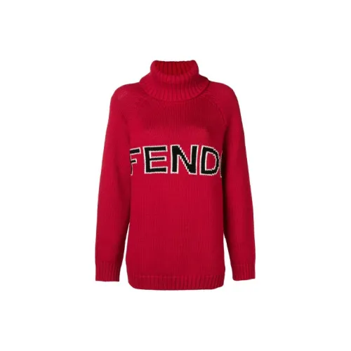 FENDI Красный Женские Свитеры