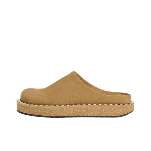 LOEWE Резина Подошва Cork Домашние Тапочки Мужские Коричневые