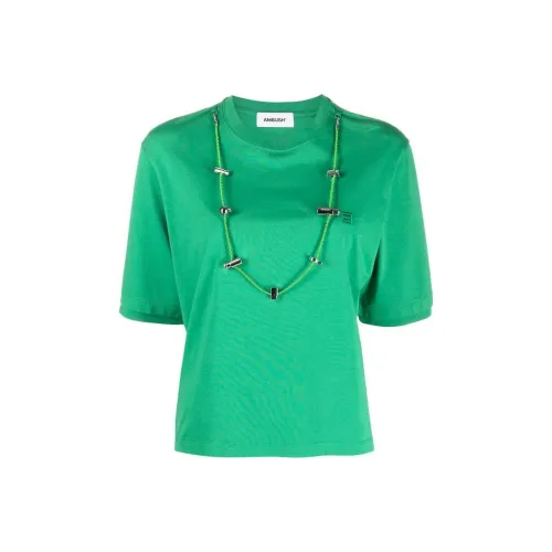 AMBUSH Зеленые Женские Футболки