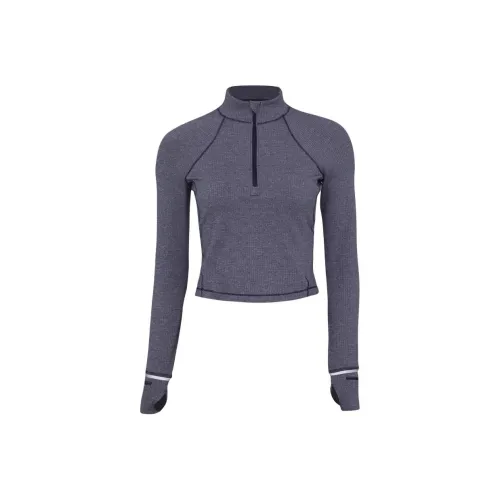 Lululemon Темно-синий Женские Короткие Топы