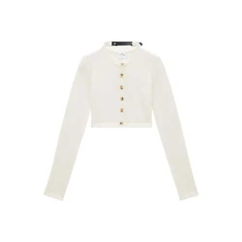 COURREGES Наследие Белый/Наследие Белый Женские Свитеры