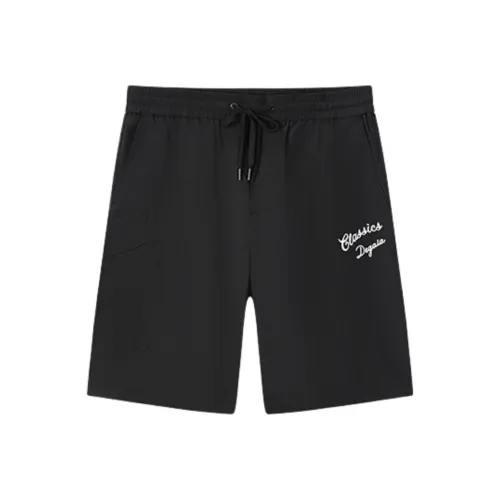 DEGAIA Повседневные шорты Мужские Черные