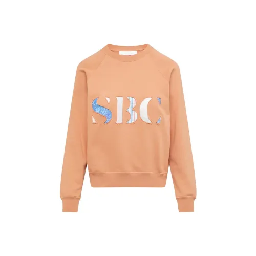 SEE BY CHLOE Апельсиновые Женские Свитеры