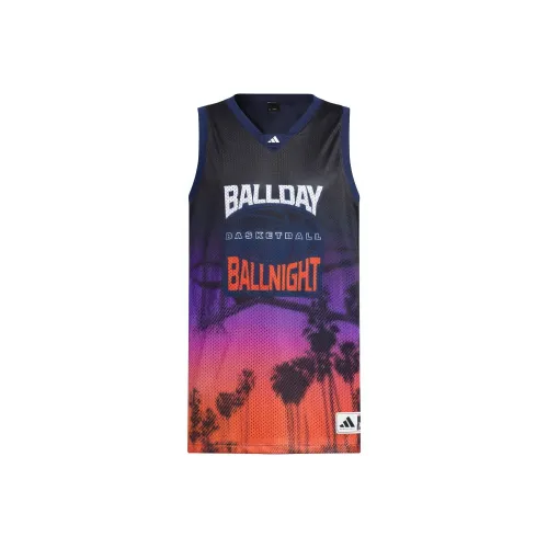 Adidas SS24 Баскетбольная Джерси Мужская Темный Индиго