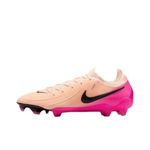 Nike Phantom GX 2 Pro FG Твердый грунт Противоскользящие Устойчивые к истиранию Футбольные бутсы Унисекс Розовый Черный