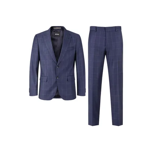 Hugo Boss Бизнес-костюм мужской темно-синий