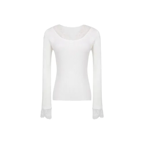 PEASLUNA Белые Женские Футболки