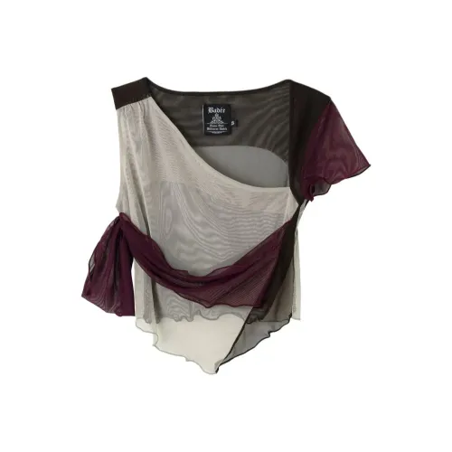 Badee Фиолетовый Женские Короткие Топы