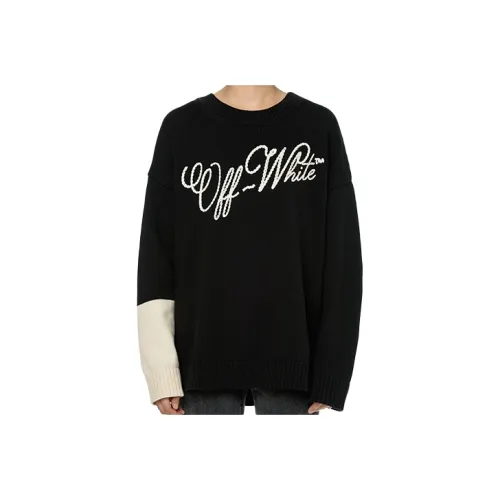 Off Белый SS21 Черный Женские Свитеры