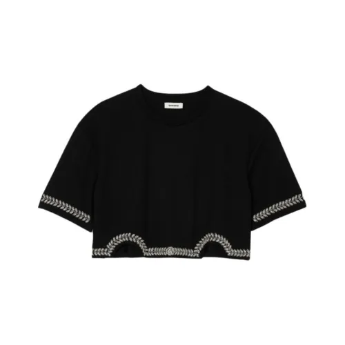 SANDRO Черные Женские Рубашки T