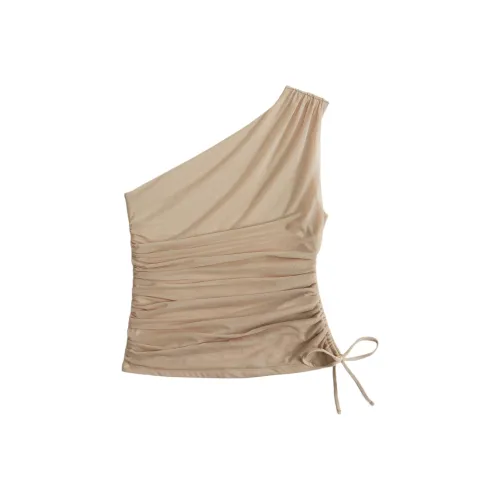 Abercrombie＆Fitch Майка Женская Коричневая