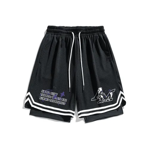 AMBER LIGHT Спортивные шорты Унисекс Черный