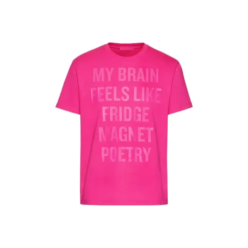 Valentino T-рубашка женская розово-красная