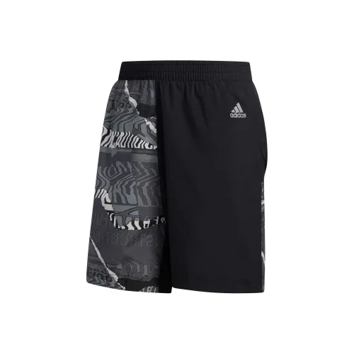 Adidas Спортивные шорты Мужские Черный Серый № 1 Серый Размер 6