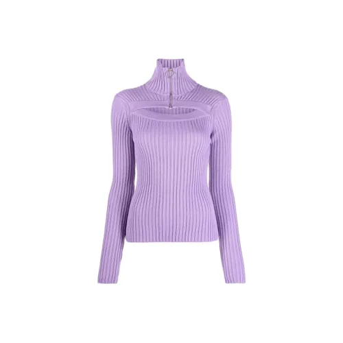 MSGM Светло-фиолетовые Женские Свитеры