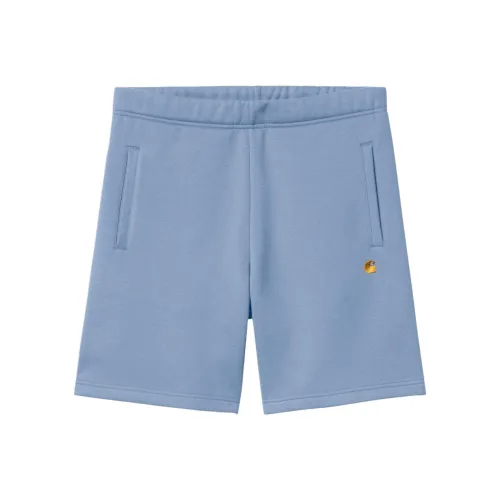 Carhartt WIP FW24 Light Blue Men's Casual Shorts Carhartt WIP FW24 Светло-голубые Мужские Повседневные Шорты