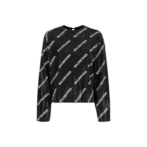 BALENCIAGA Черные Женские Свитеры